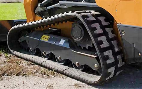 how to get track back on skid steer|rubber skid steer track replacement.